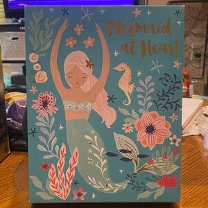 Mermaid at Heart Canvas Art
